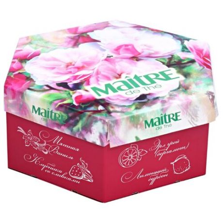 Чай Maitre Цветы ассорти в пакетиках подарочный набор, 120 г 60 шт.