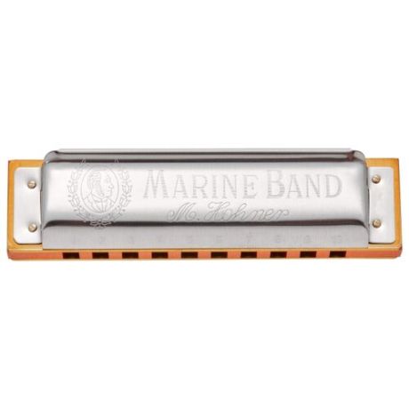 Губная гармошка Hohner Marine Band 1896/20 harm minor (M1896256X) E, серебристый