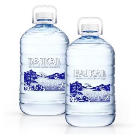 Вода питьевая Baikal430 негазированная, ПЭТ, 2 шт. по 5 л