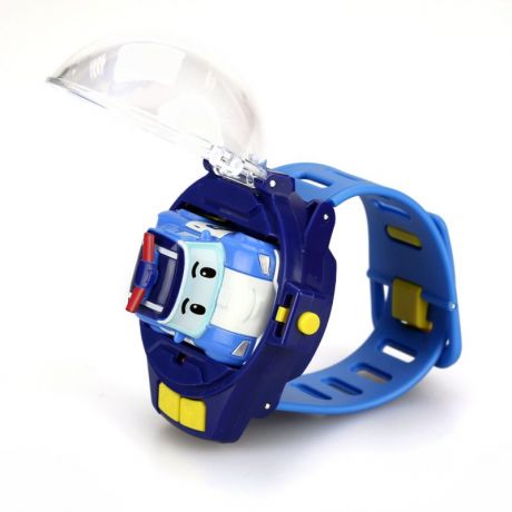 Robocar Poli Часы с мини машинкой (разноцветный)