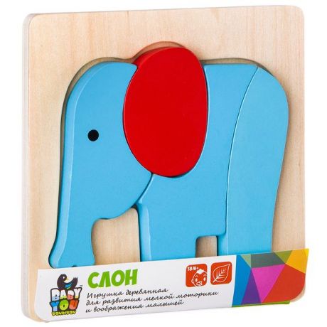 BONDIBON пазл Слон (разноцветный)