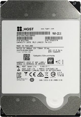 HGST Ultrastar HE10 10TB 3.5"