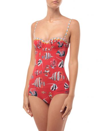 DOLCE & GABBANA BEACHWEAR Слитный купальник