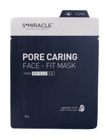 S+Miracle Pore Caring Face Fit Mask