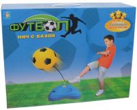 Детский игровой набор 1toy Т59936 для игры в футбол, база, мяч 20 см