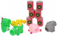 Игровой набор Bradex DE 0656 с шариками и мишенью: поросенок, кролик, дракон, динозавр