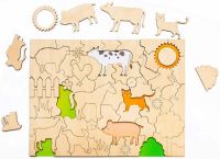 Деревянная мозаика-раскраска Bradex DE 0422 "Домашние животные"