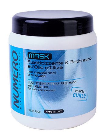 Brelil Numero Hair Professional Elasticizing & Frizz-Free Mask with Olive Oil