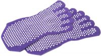 Носки противоскользящие Bradex SF 0274 закрытые, фиолетовые