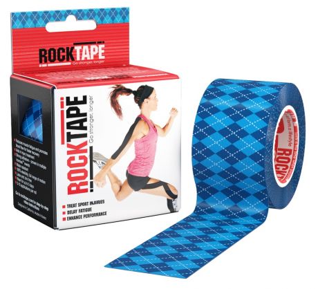 Rocktape Кинезио-тейп RockTape 5 см х 5 м, синий узор