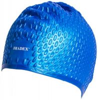 Шапочка для плавания Bradex SF 0340 бабл, синяя