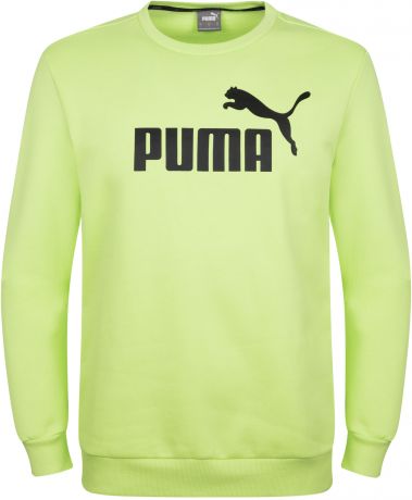 Puma Свитшот мужской Puma Ess+ Crew Sweat Fl Big Logo, размер 48-50