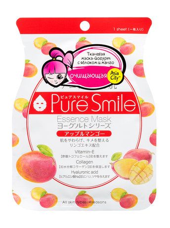 Sunsmile Pure Smile Apple and Mango Essence Yogurt Mask