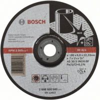 Круг зачистной Bosch 180х6х22 мм 14А (2.608.600.540)