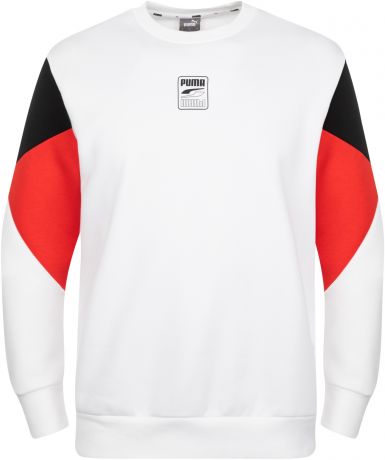 Puma Свитшот мужской Puma Rebel Crew Small Logo Fl, размер 50-52