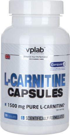 Vplab nutrition Л-карнитин Vplab nutrition, 90 капсул
