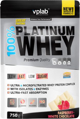 Vplab nutrition Протеин, малина и белый шоколад (750 гр)