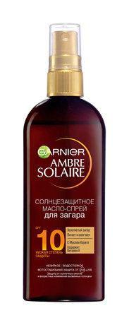 Garnier Ambre Solaire Солнцезащитное Масло-спрей для загара SPF 10