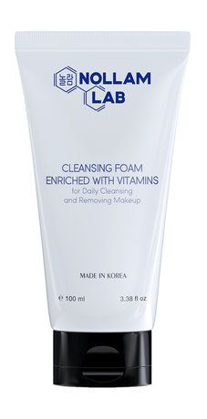 Nollam Lab Cleansing Foam Enriched with Vitamins for Daily Cleansing and Removing Makeup