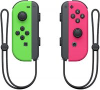 Набор контроллеров Nintendo Switch Joy-Con Pair, 2 шт, неоновый зеленый/неоновый розовый