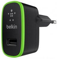 Сетевое зарядное устройство Belkin Universal Home Charger 1xUSB 2,1A + кабель USB Type-C 1,8 м Black (F7U001vf06-BLK)