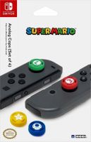 Насадки на стики геймпада для Nintendo Switch HORI Super Mario, 4 шт (NSW-036U)