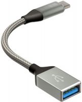 Кабель InterStep USB/Type-C 0,15 м (IS-DC-TYPCOTGSG-015B210)