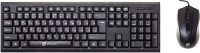 Комплект клавиатура+мышь Oklick 620M Black