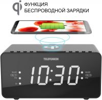 Часы с радио Telefunken TF-1594U Black