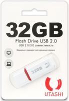 USB-флешка Utashi Flash Drive 32GB Haya White (UT32GBHYW)