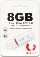 USB-флешка Utashi Flash Drive 8GB Haya White (UT8GBHYW)