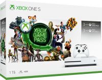 Игровая приставка Microsoft Xbox One S 1TB + 3 месяца Game Pass + 3 месяца Live Gold