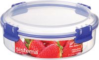 Контейнер Sistema Klip It Round, 640 мл Blue (1364)