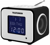 Часы с радио Telefunken TF-1575U черное дерево (B04952707-08175)