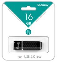 USB флешка Smartbuy Quartz Series 16GB, Black (SB16GBQZ-K)