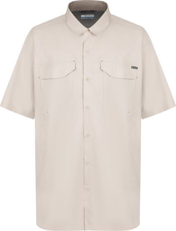 Columbia Рубашка с коротким рукавом мужская Columbia Silver Ridge Lite, Plus Size, размер 60-62