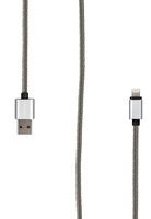 Кабель Rombica Digital IL-02, USB - Apple Lightning 1 м, серый