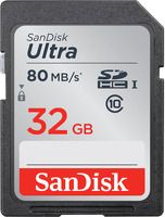 Карта памяти SanDisk Ultra SDHC 32Gb UHS-I U1 Class10 (SDSDUNC-032G-GN6IN)