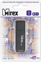 USB-флешка Mirex Line 8GB Black (13600-FMULBK08)