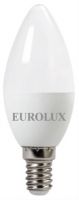Светодиодная лампа Eurolux LL-E-C37-6W-230-2,7K-E14