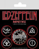Значки Pyramid Led Zeppelin: Symbols, 5 шт (BP80660)
