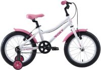 Велосипед детский Stark Foxy 16 Girl 2020, белый/розовый (H000016493)