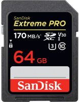 Карта памяти SanDisk Extreme Pro SDXC 64GB UHS-I U3 V30 (SDSDXXY-064G-GN4IN)