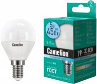 Светодиодная лампа Camelion LED5-G45/845/E14