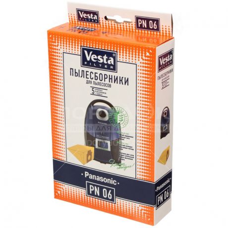 Мешок д/пылесоса PN 06 бумажный (5шт) Vesta