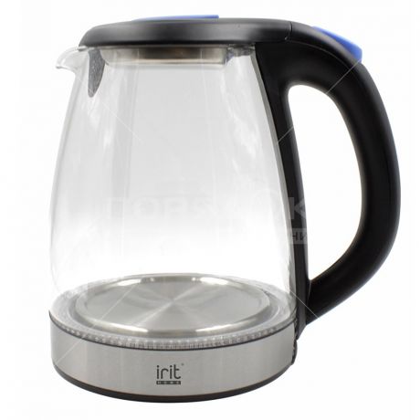 Чайник электрический стеклянный Irit IR-1911, 1.8 л, 1.5 кВт