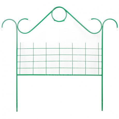 Забор декоративный Садово-парковый 4450 металлический, 77х445 см, 5 секций