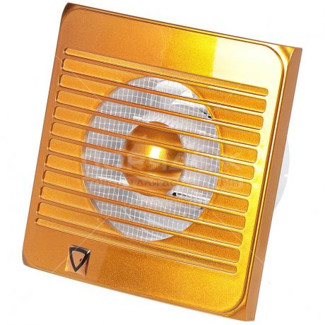Вентилятор вытяжной Event 100С без выключателя, золото, 100 мм, 13 Вт, 130 куб.м/ч