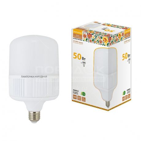 Лампа светодиодная TDM Electric T-образная SQ0340-1581 50 Вт E27 холодный белый свет