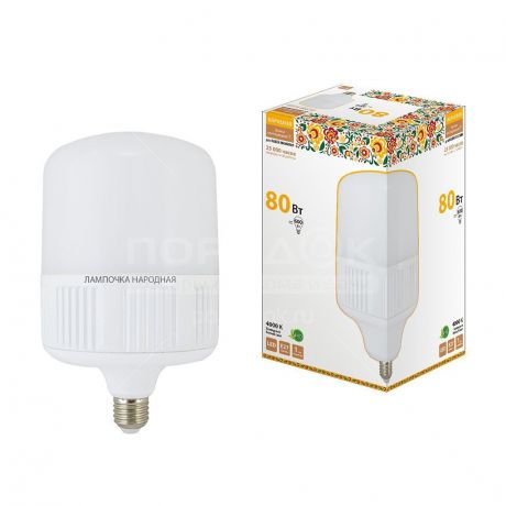 Лампа светодиодная TDM Electric T-образная SQ0340-1585 80 Вт E27 холодный белый свет
